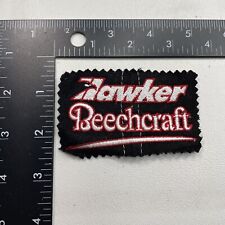 Cut-From-Hat-Has-Seam HAWKER BEECHCRAFT Beech Airplane Patch-Like-Piece 22K picture