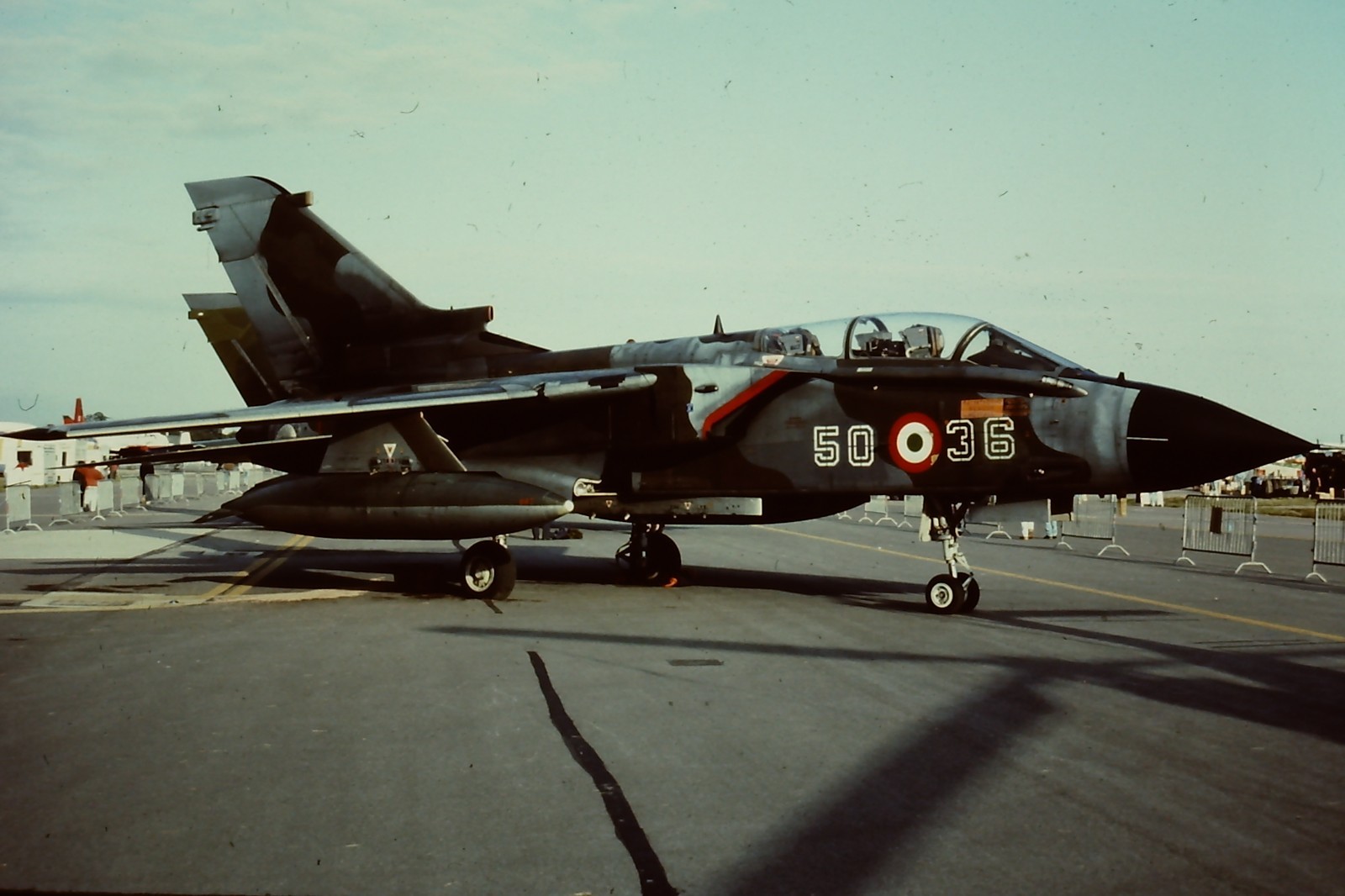Italy AF, Panavia Tornado 50-36, at airshow, aircraft slide Italy AF, Panavia Tornado 50-36, at airshow, aircraft slide