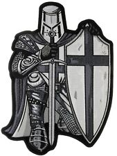 Black Knight Thin Black Line Crusader LE 12 inch Large Back Patch IV5112 LD13 picture
