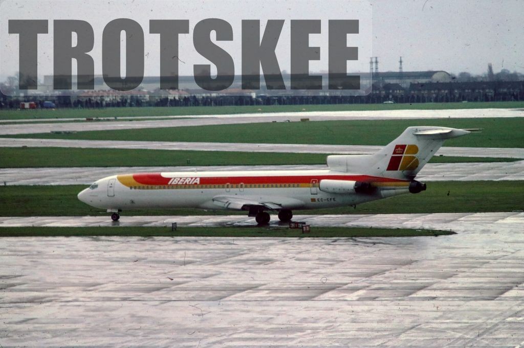 35mm Slide Iberia EC-CFE Boeing 727-256 1978 Orig 35mm Slide Iberia EC-CFE Boeing 727-256 1978 Orig