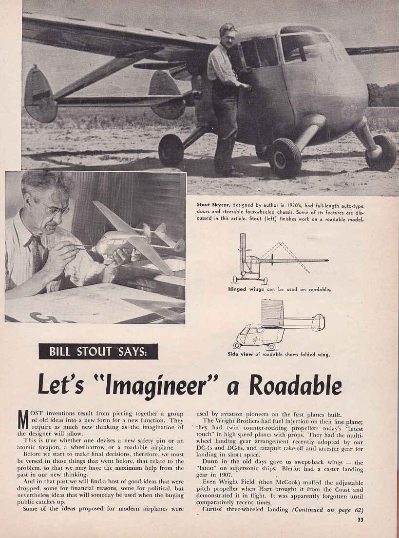 Stout Skycar Aircraft Report 9/15/2023d