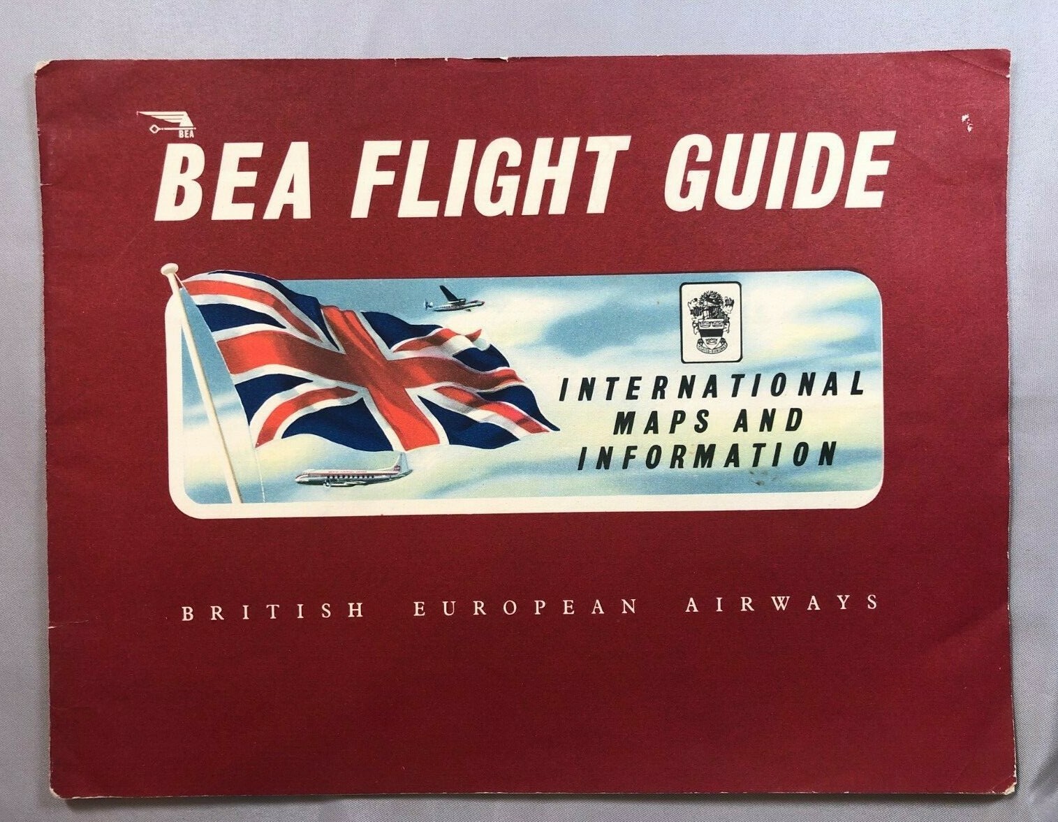 Vintage BEA Flight Guide BRITISH EUROPEAN AIRWAYS Airlines MAPS Aviation Vintage BEA Flight Guide BRITISH EUROPEAN AIRWAYS Airlines MAPS Aviation