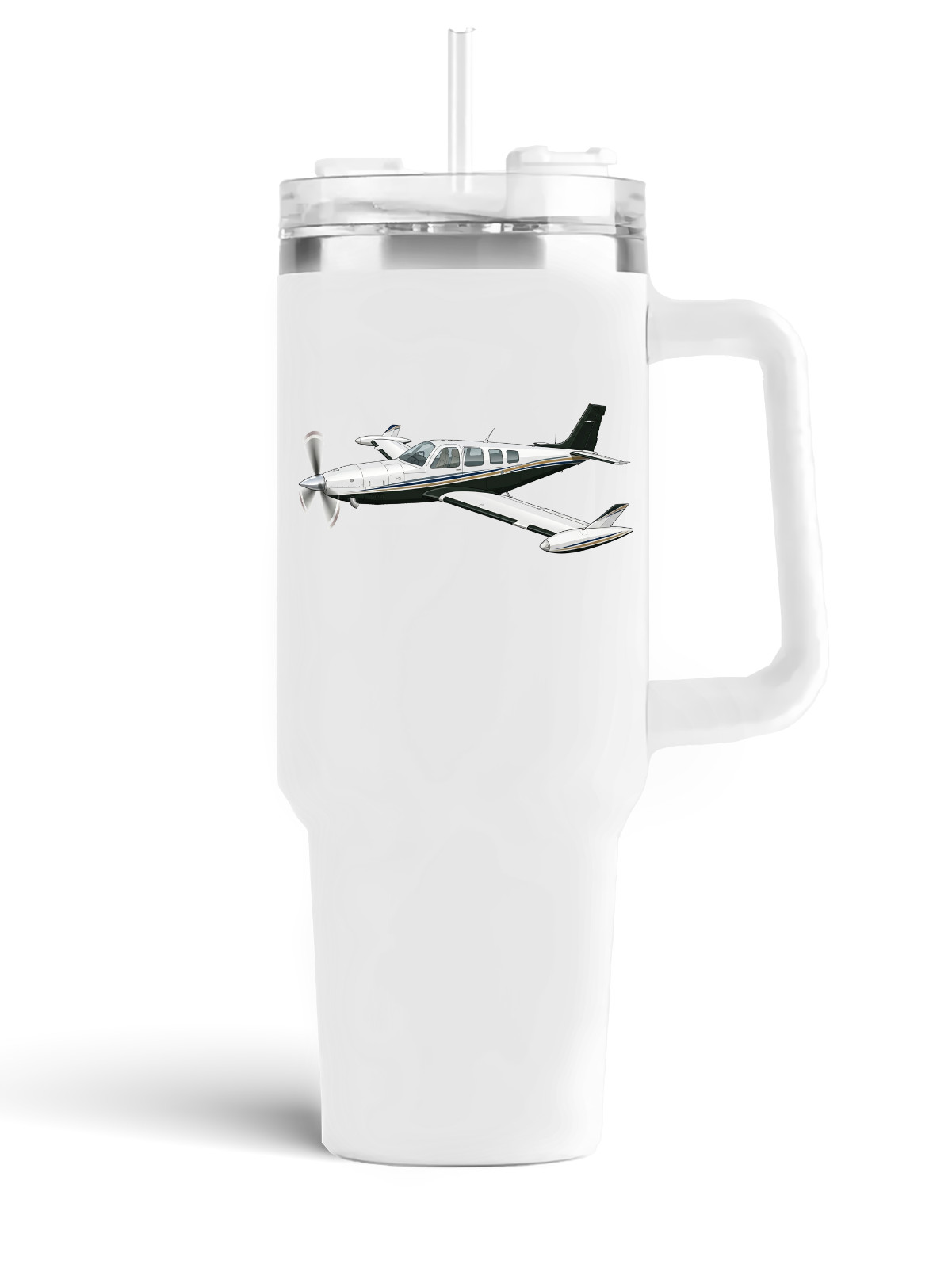 Beechcraft A36 Bonanza Turboprop Stainless Steel Quencher Tumbler - 40oz.