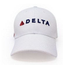 NEW Delta Airlines White Supergraphic Hat - DSDM17H378 picture