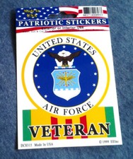 UNITED STATES AIR FORCE VIETNAM VETERAN 4-1/8