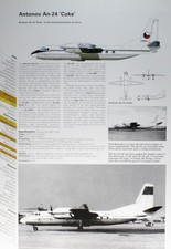 Antonov An-24 An24 An 24 Picture Aircraft Vintage Spec Sheet Wall Art Decor picture