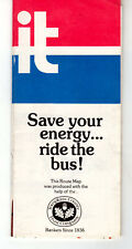 City of Ithaca Bus Schedule Brochure Jan 1979 ithaca NY IT Cornell Univesity picture
