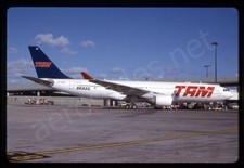 TAM Airbus A330-200 PT-MVA Dec 98 Kodachrome Slide/Dia B7 picture