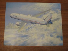 Boeing Proposed 767-X Airplane (777) Single Sheet Photo & Fact Sheet picture