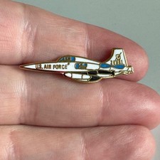 USAF Northrop F-5 Freedom Fighter Air Force Jet Lapel Hat Pin F5 Vintage picture