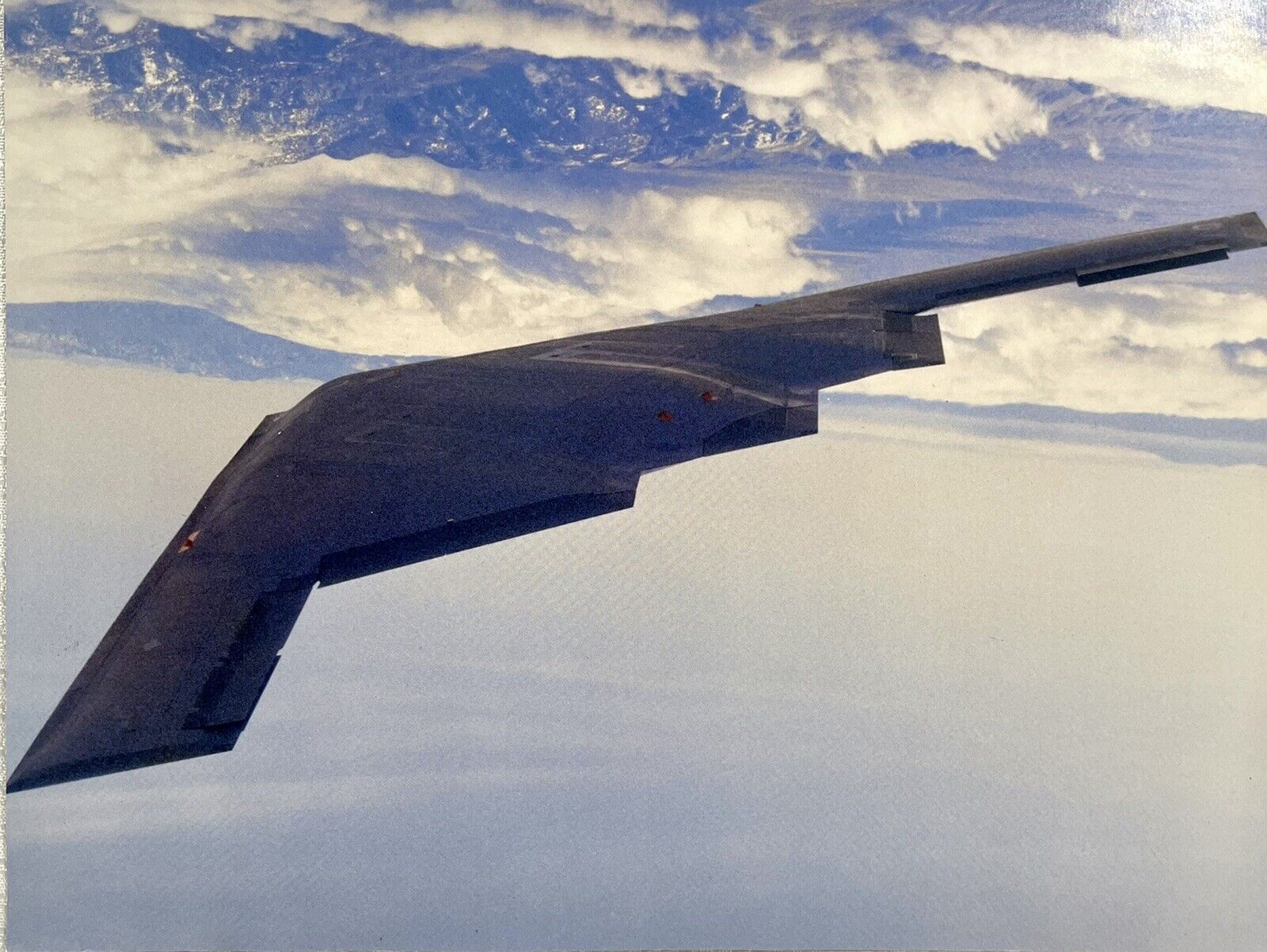Vintage Northrop Grumman B2 Stealth Bomber Publicity Photo Stat Sheet 8.5x11