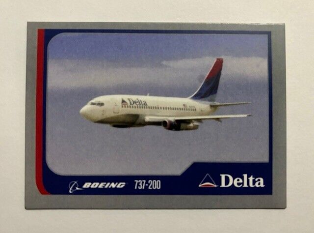 2003 Delta Air Lines Boeing 737-200 Aircraft Pilot Trading Card #3