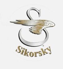 Original  Sikorsky Logo Helicopter Sticker, 4in Round picture