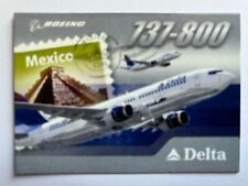 2004 Delta Air Lines Boeing 737-800 Aircraft Pilot Trading Card #16 picture