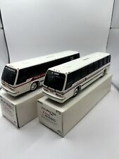 Vintage Bank Bus Plastic 9.5X2X2.75'' Lot ( Long Beach Trans and Pittsburg ) picture