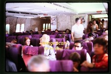 Out of Focus Air France Boeing 747 Aircraft in 1970, Original Slide an20a picture
