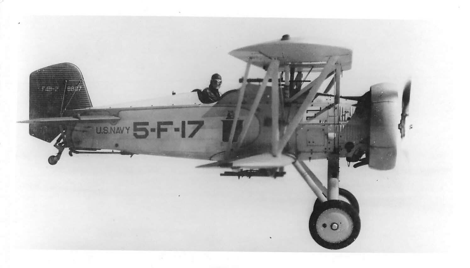 US Navy Boeing F4B-2 Airplane Aviation Aircraft Original War Pilot Photo F