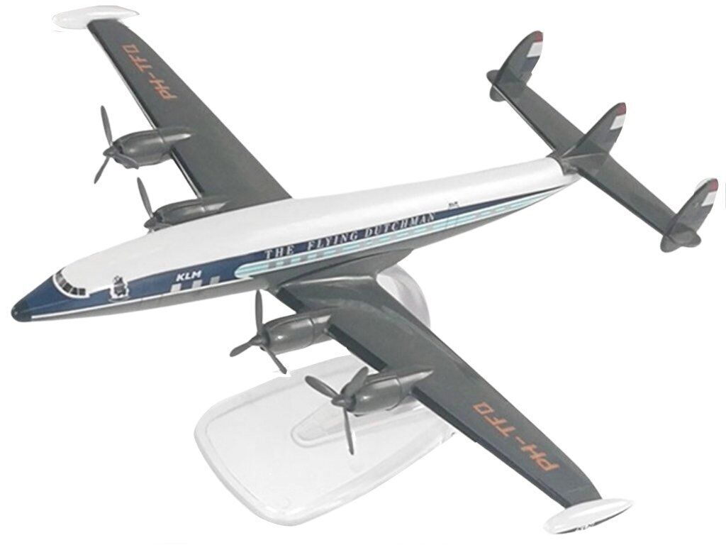 PPC KLM Lockheed L-1049 Super Constellation Desk Display Model 1/125 AV Airplane