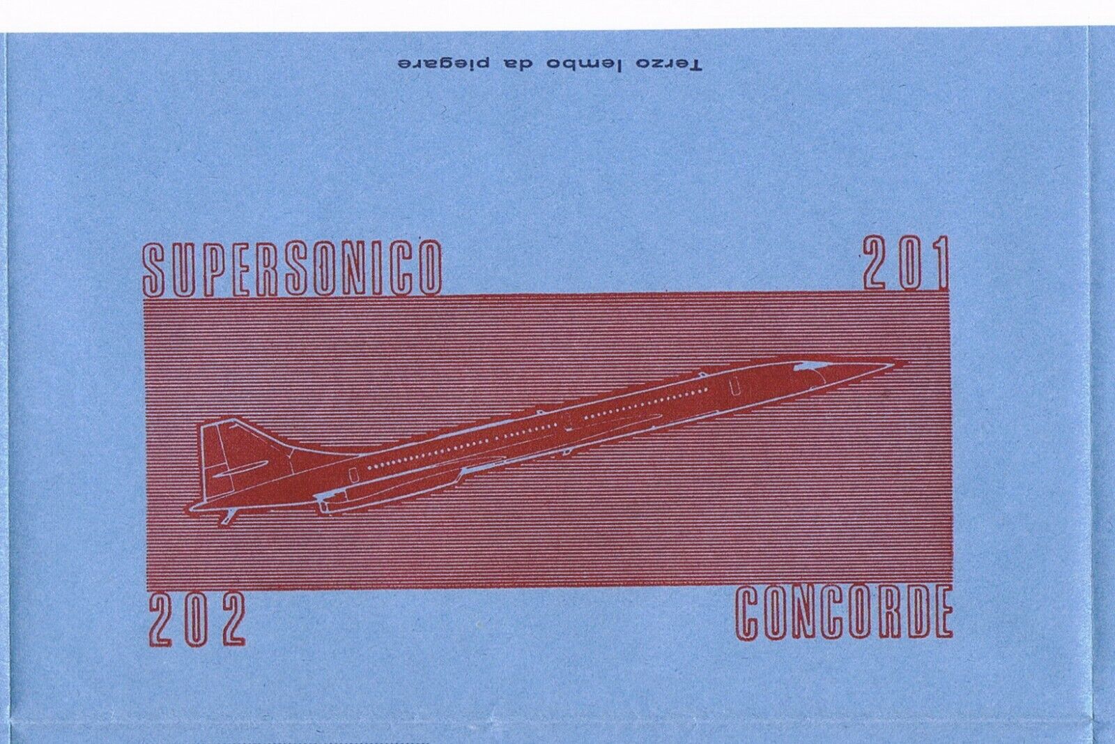 Concorde vintage aerogramme Poste Vatican 1975 FDC