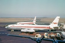 TWA Boeing 707-131B N747TW at SFO in 1962 8