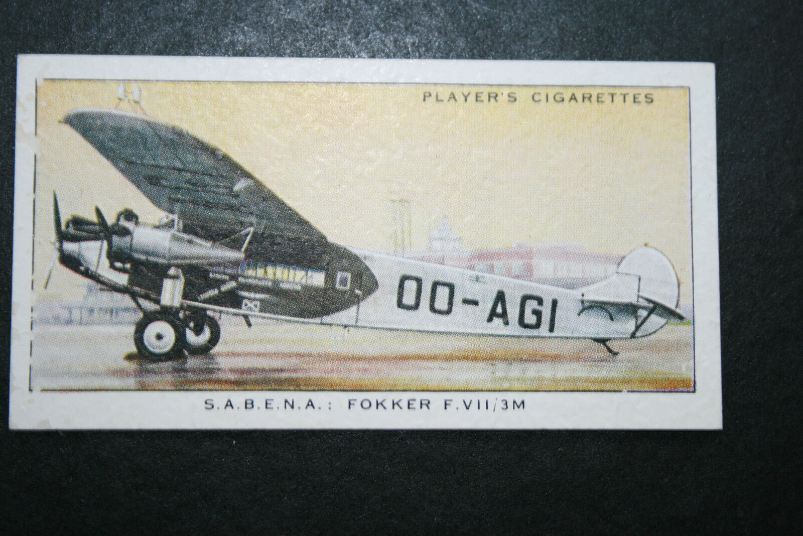 SABENA  Fokker F. V11/3M   Vintage 1930\'s Card  QC26