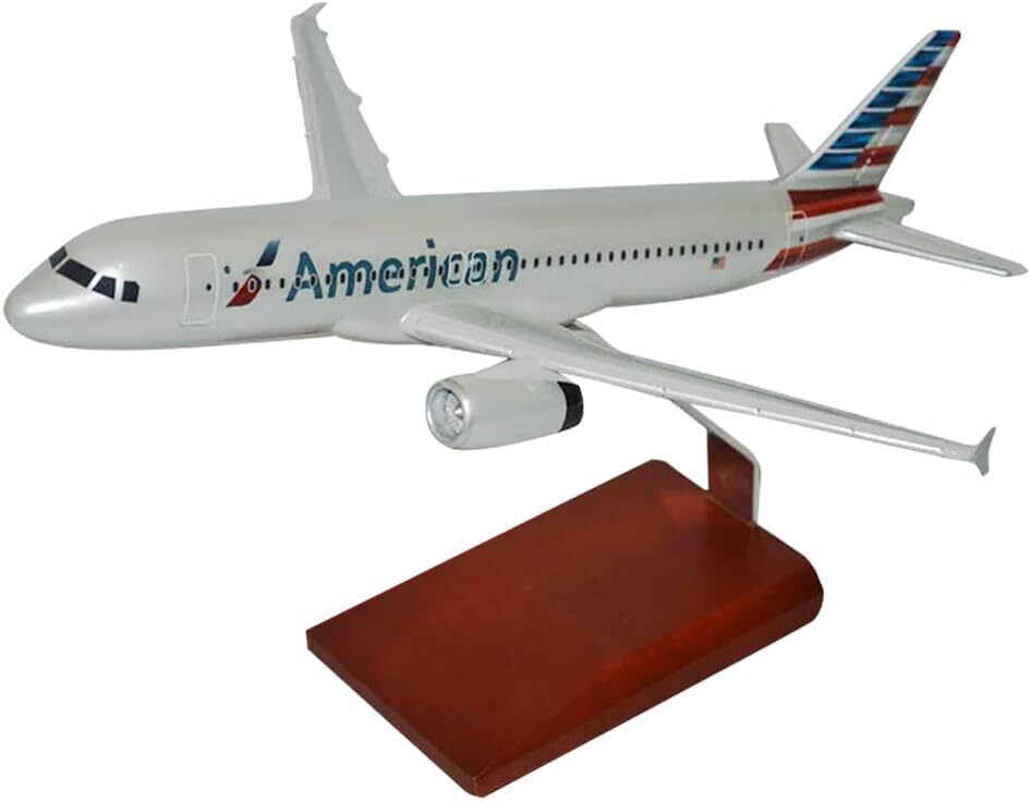 American Airlines Airbus A320-200 New Color Desk Display Model 1/100 SC Airplane