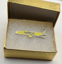 Spirit Airlines Airbus A320 Airplane Lapel Pin - Repro Gift picture