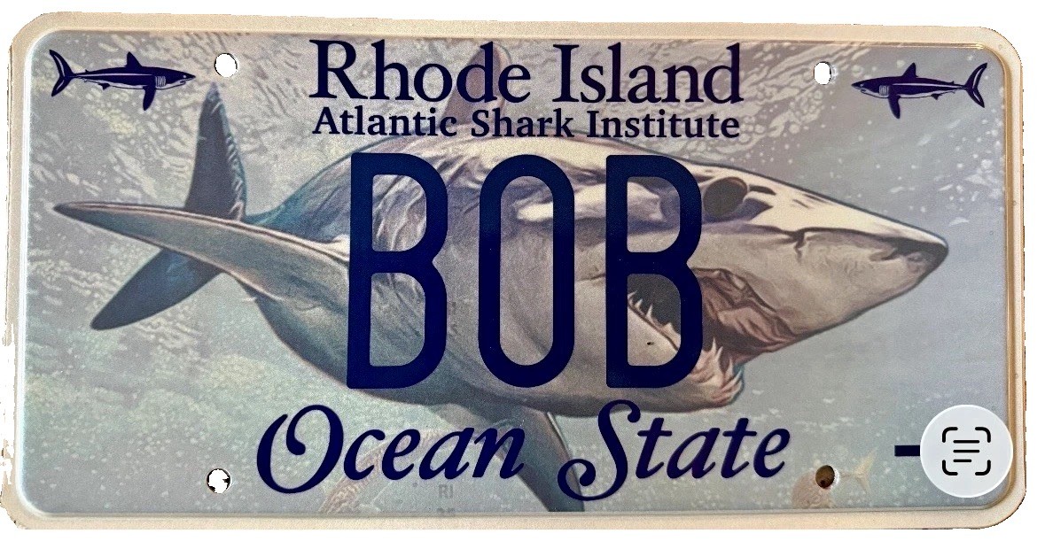 Rhode Island License Plate - Atlantic Shark Institute Ocean State Rhode Island License Plate - Atlantic Shark Institute Ocean State