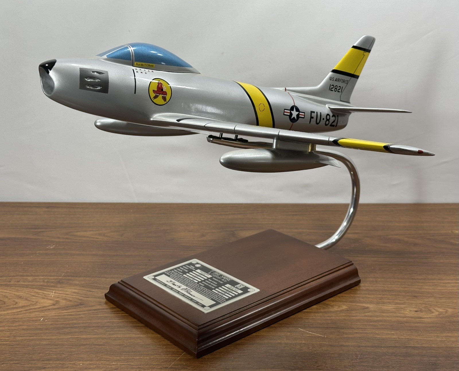 Signed North American F-86 Sabre USAF Fighter Jet - New in Box w/COA Signed North American F-86 Sabre USAF Fighter Jet - New in Box w/COA