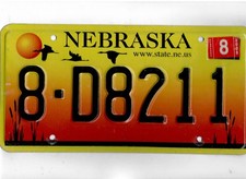 NEBRASKA passenger 2005 license plate