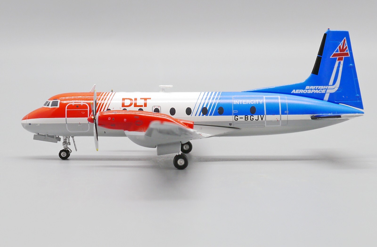 DLT Hawker Siddeley HS 748 Reg: G-BGJV JC Wings Scale 1:200 Diecast Model LH2273 DLT Hawker Siddeley HS 748 Reg: G-BGJV JC Wings Scale 1:200 Diecast Model LH2273