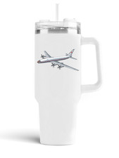 Aeroflot Tupolev Tu-114 Stainless Steel Quencher Tumbler 40oz picture