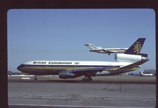 Orig 35mm airline slide British Caledonian Airways DC-10-30 G-BHDJ picture