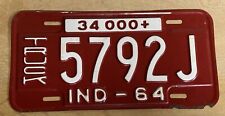 1964 Indiana License Plate Truck picture