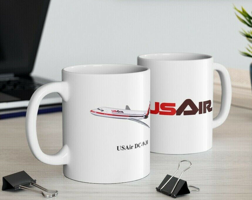 USAir DC-9-30 Coffee Mug