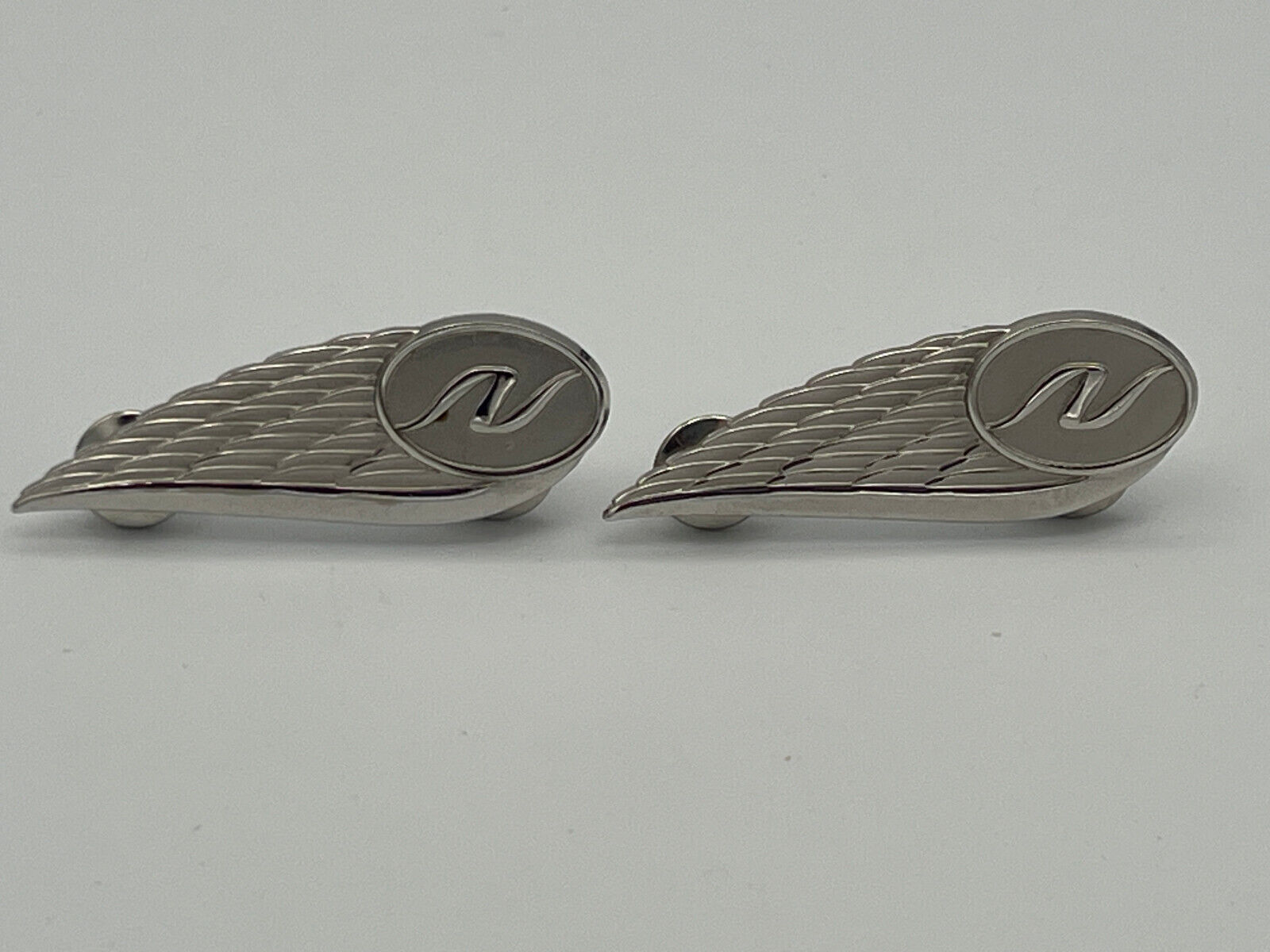 Vintage Lot of 2 National Airlines Flight Attendants Wing Pins/Badges
