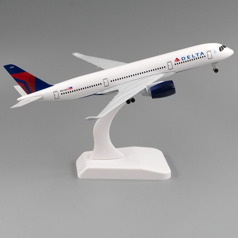 19cm Aircraft Delta Airlines Airbus A350 with Wheel Alloy Plane Model Toy Gift
