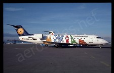 Lufthansa Canadair CRJ-100 D-ACJH No Date remount Kodachrome Slide/Dia C15 picture