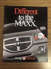 2000 Dodge MaxxCab Concept Brochure picture