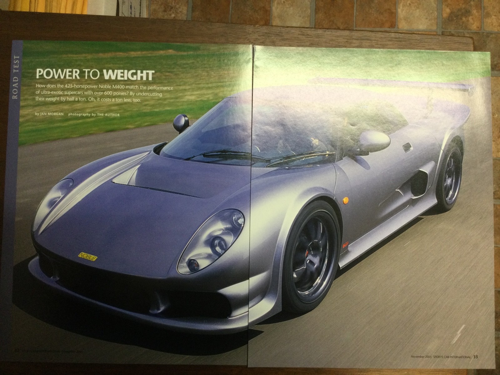 AW 3064 Article Road Test 2006 Noble M400 Power to Weight 6 page
