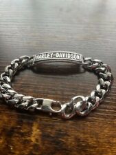 HARLEY DAVIDSON Silver Bar and Shield Bracelet. picture