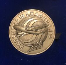 1985 PAN AMERICAN AIRWAYS MEDALLION SILVER .999 FINE 9.4 OUNCES A300 A310 A320 picture