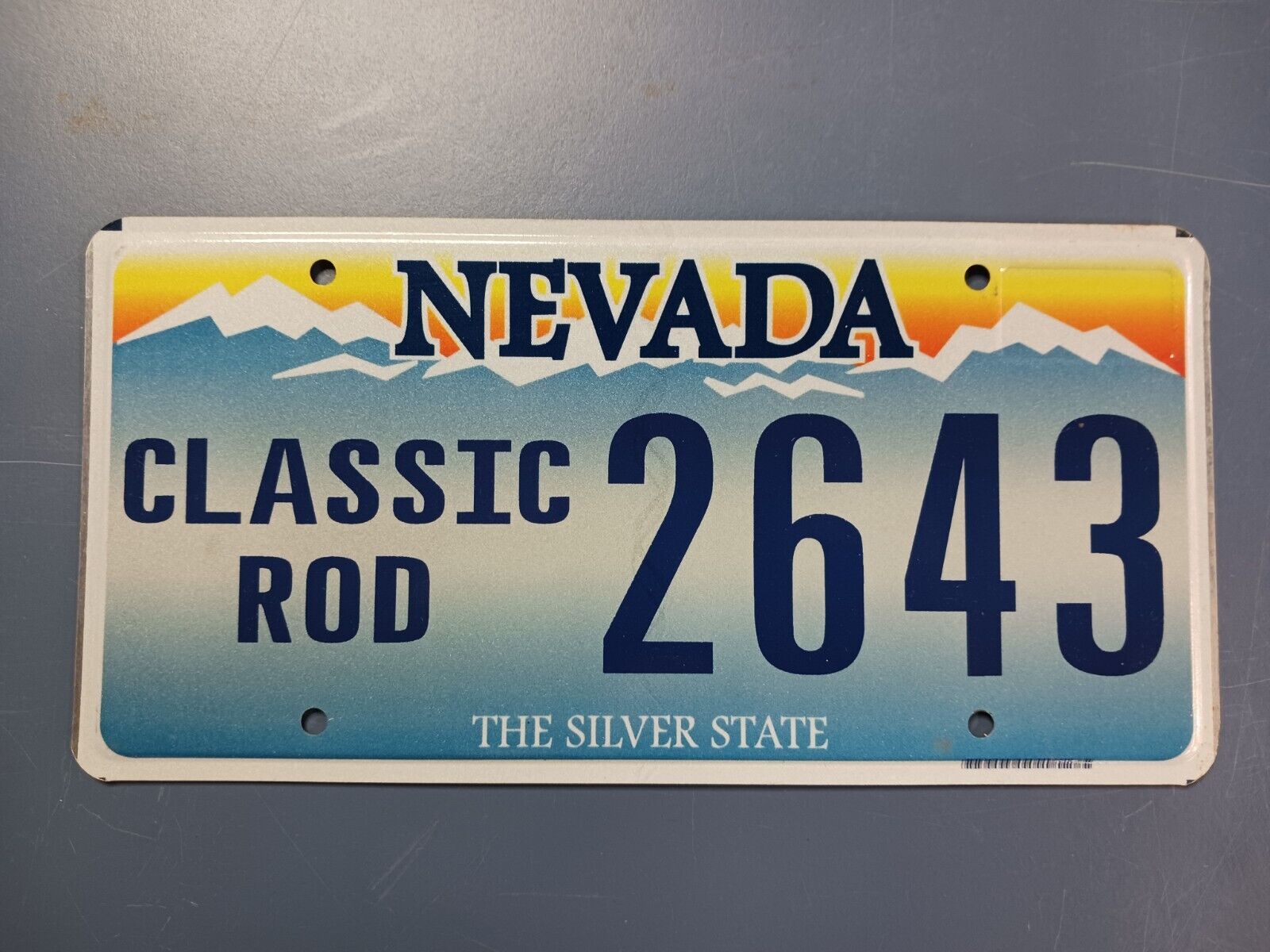 2016 Nevada Classic Rod License Plate 2643