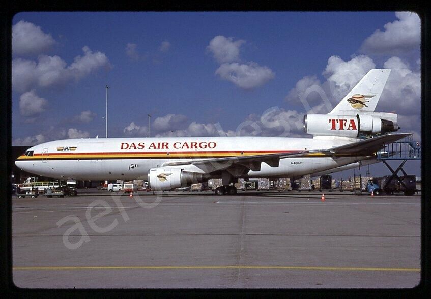 DAS Air Cargo McDonnell Douglas DC-10-30F N400JR Jul 98 Kodachrome Slide/Dia A4