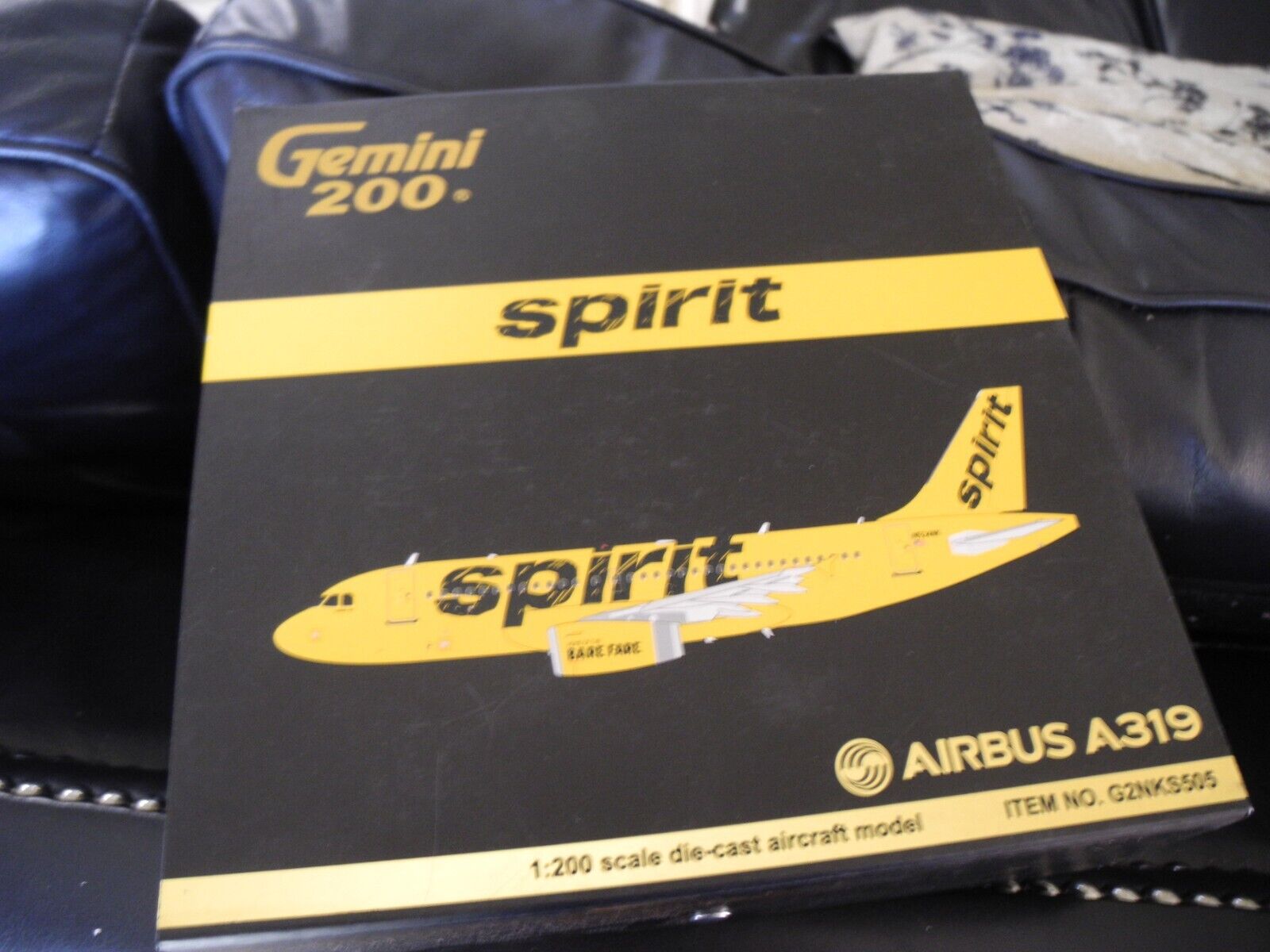 VERY Rare GEMINI 200 Airbus A319 SPIRIT AIRLINES, 1:200, Retired, LAST ONE 2014