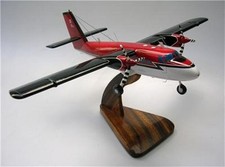 DHC-6 Twin Otter De Havilland Airplane Mahogany Kiln Dry Wood Model Small New picture