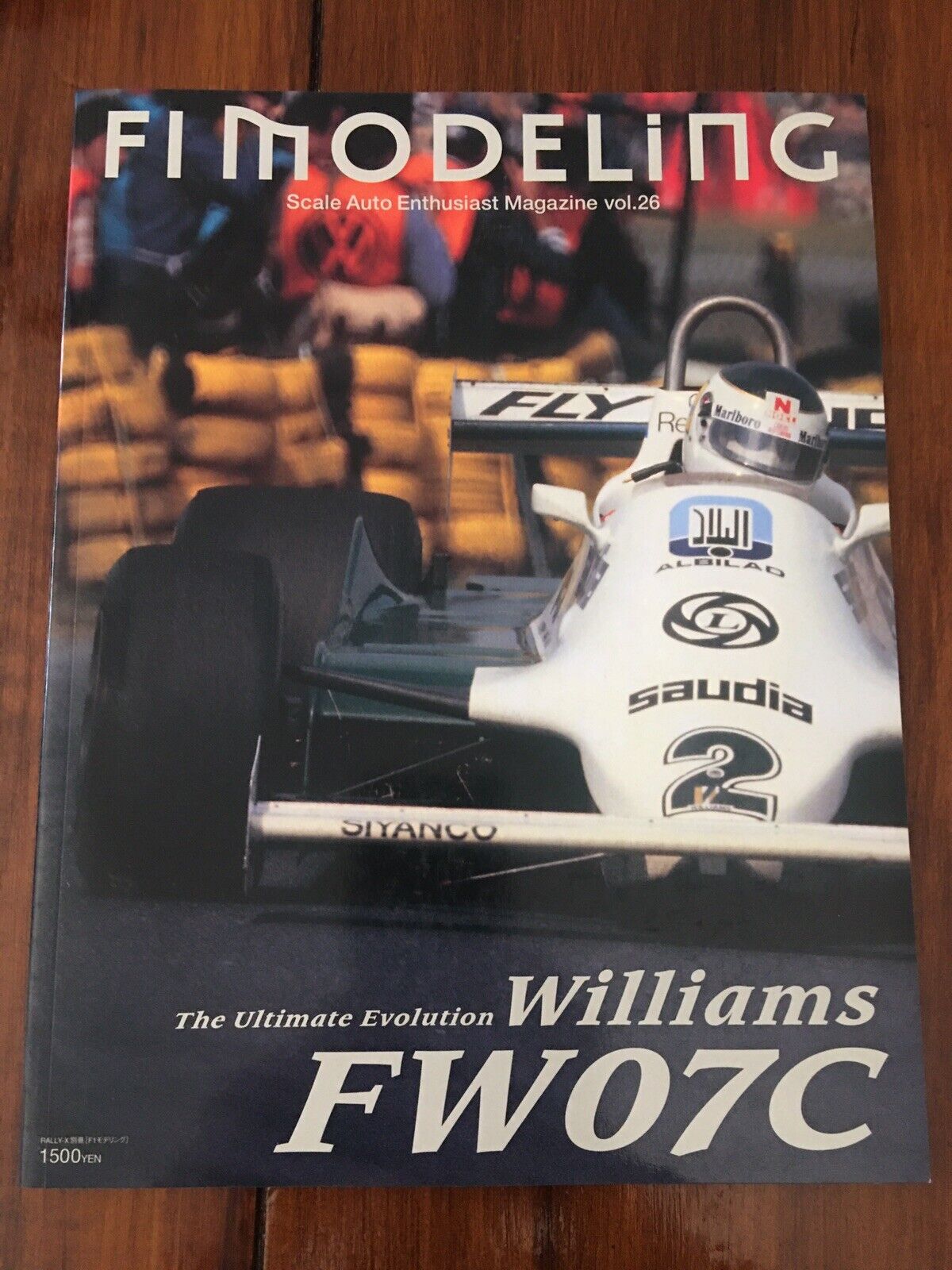F1 Modeling Magazine VOL 26 Formula 1 1/20 1/12 Tamiya Studio 27 Williams FW07C