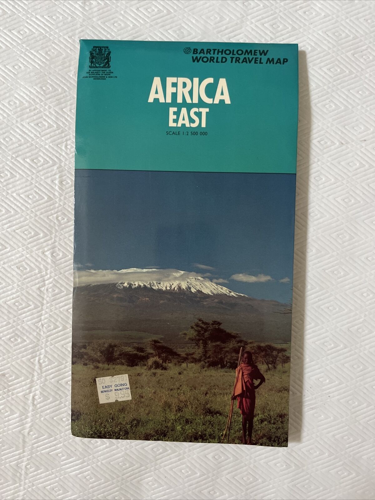 VTG Bartholomew Travel Map  AFRICA EAST 1986