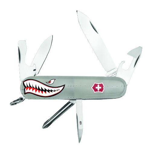VICTORINOX SWISS ARMY KNIVES A-10  WARTHOG NOSE ART SHARK MOUTH TINKER KNIFE