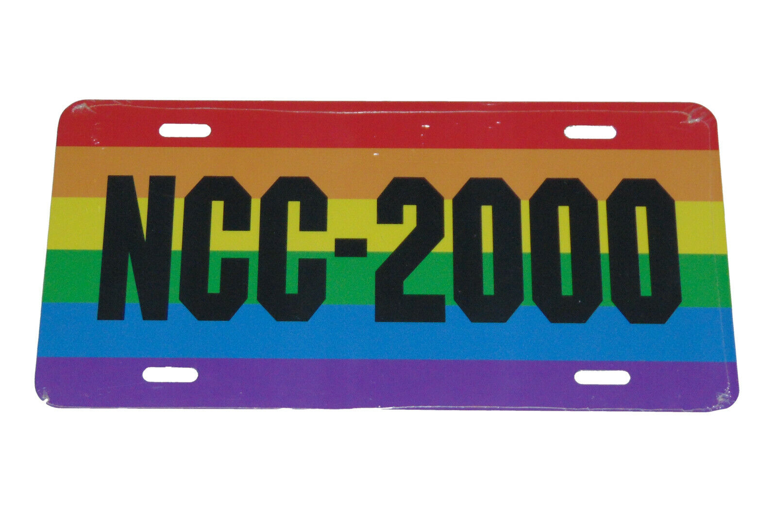  U.S.S. Excelsior NCC-2000 Cpt. Sulu License Plate 6 X 12 Inches New Aluminum